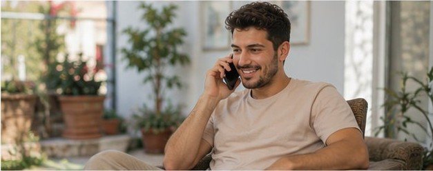 לקוח ממתין בטלפון