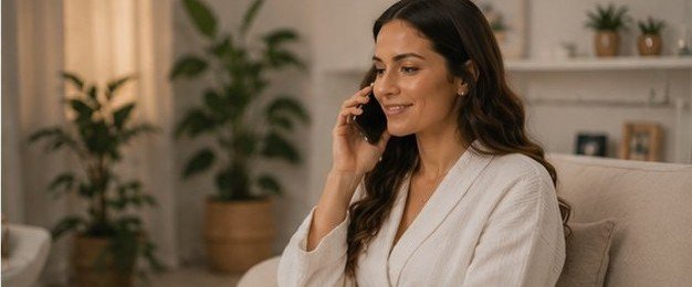 לקוח ממתין בטלפון