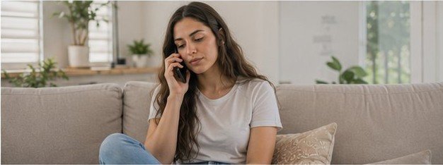 לקוח ממתין בטלפון
