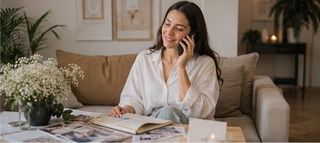לקוח ממתין בטלפון