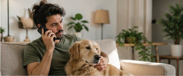 לקוח ממתין בטלפון