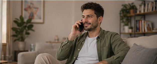 לקוח ממתין בטלפון